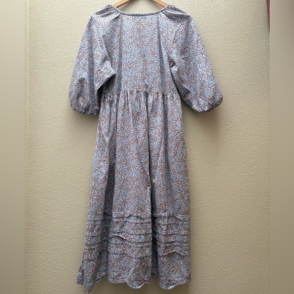 Madewell cotton Midi dress size large - Picture 3 of 7